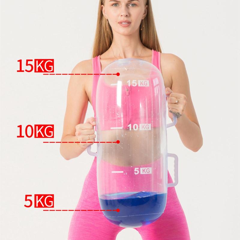 Portable Water-filled Fitness Equipment, Portable Water Bag, Carry-on Weight-bearing Water Bag, Fitness Equipment for Home Gym Workout