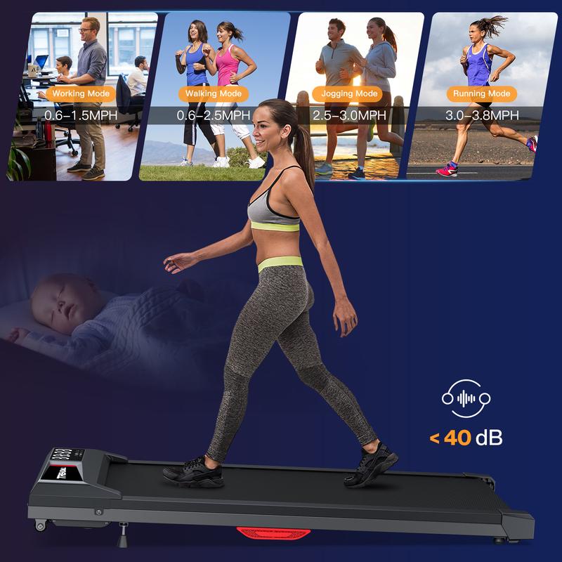 [Flash Sale] Black Friday: WELLFIT Walking Pad Treadmill – 5O% OFF! ‍️ 2.5HP,Portable,Incline,Smart App,300lbs Capacity- Perfect for Home & Office!