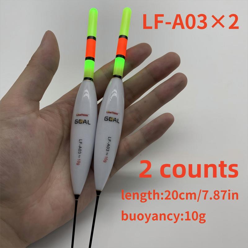 Luminous Fishing Float, 2 Counts set Fishing Bobber Float For Night Fishing, High Buoyancy Electronic LED Float, Fishing Accessories