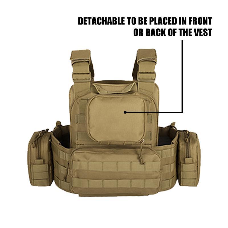 Hot Selling Tactical Vest, Multifunctional Quick Release Tactical Vest, Outdoor Cs Multifunctional Workout Vest, Sports & Outdoor Accessories