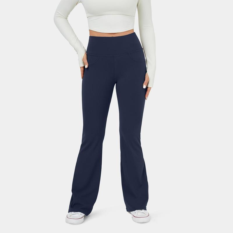 Halara High Waisted Back Pocket Flare Yoga Leggings