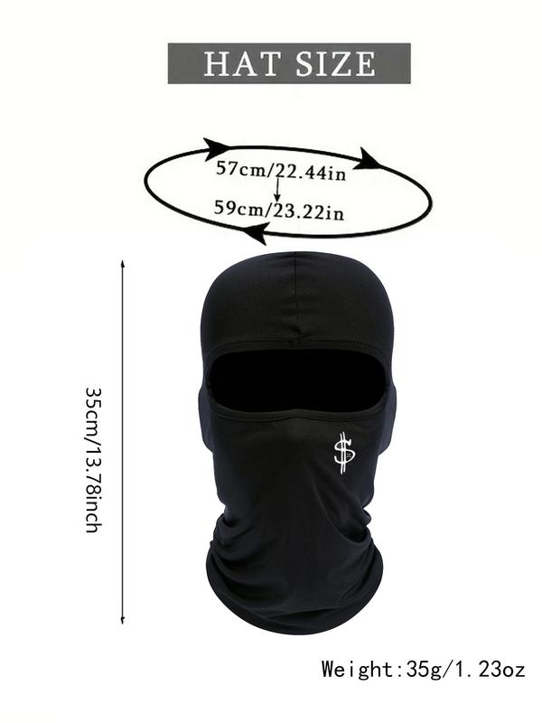 Dollar Print Balaclava Face Mask, Sportive Face Covering, Windproof Sun Protection Face Mask for Men & Women, Outdoor Cycling Face Mask