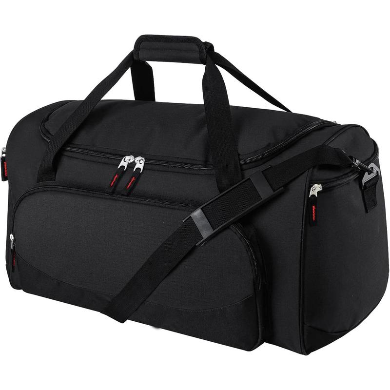 55L Sports Duffle Bags Large Gym Duffel Bag Workout Bag for Men - Black