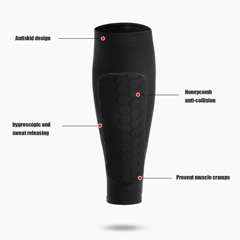 Outdoor Athletic Soccer Shin Guards Pads for Kid Youth Adult, Calf Protective Sleeve Professional Crashproof Shin Guards for Football Basketball Volleyball, Christmas, Christmas Gift