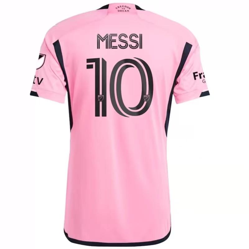 Miami jersey 22 23 home and away Messi Beckham football jersey number 10