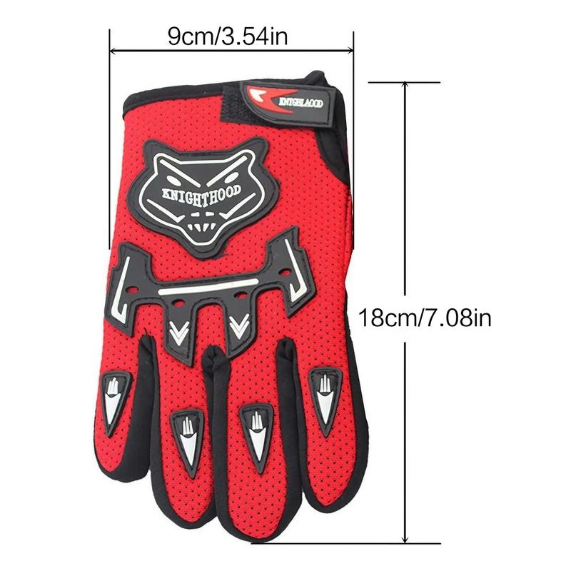 Motorcycle Gloves, Breathable Lightweight Comfortable Non-slip Gloves, Motorcycle Accessories for Men & Women, Outdoor Sports Gloves