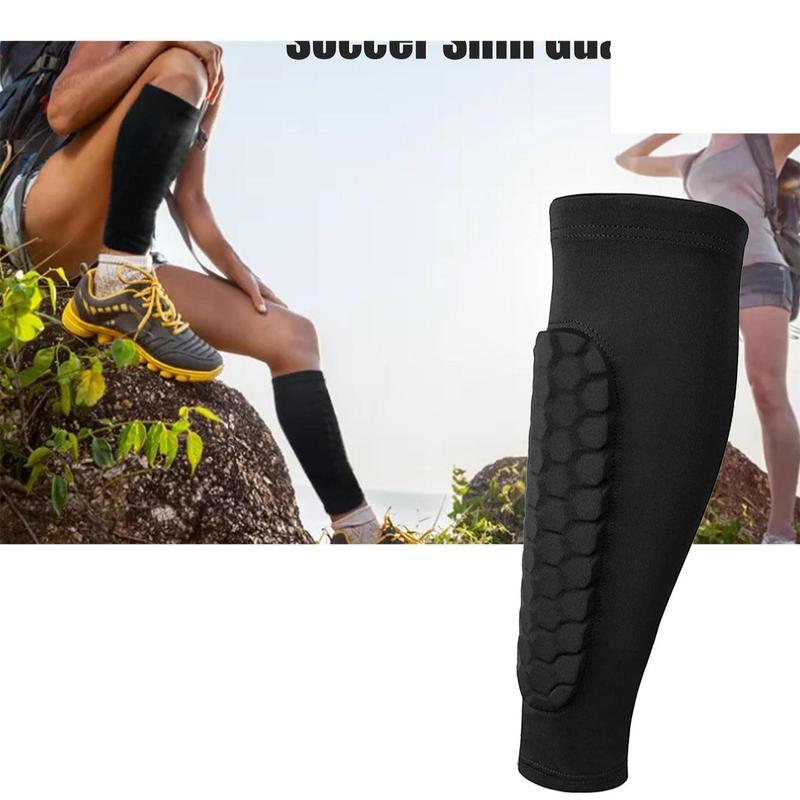 Outdoor Athletic Soccer Shin Guards Pads for Kid Youth Adult, Calf Protective Sleeve Professional Crashproof Shin Guards for Football Basketball Volleyball, Christmas, Christmas Gift