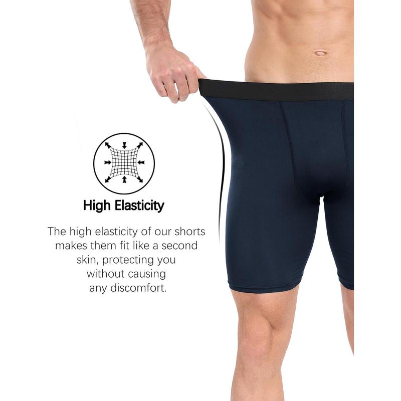 Compression Shorts Men Performance Sports Workout Athletic Running Underwear Shorts Spandex