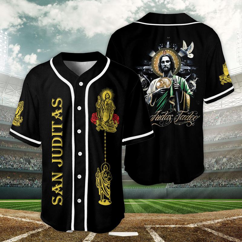 Sanjuditas Baseball Jersey, Sanjuditas Mexico Jersey Summer Jersey for Men and Women, Baseball Jersey Style