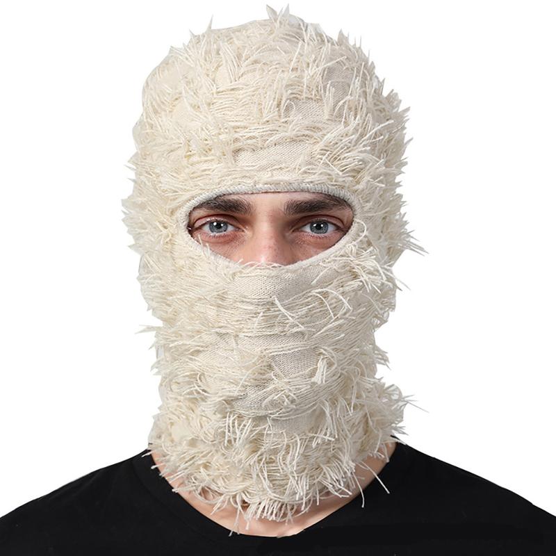 Windproof Full Face Knitted Balaclava Ski Mask Hat for Cold Weather, Balaclava Ski Mask