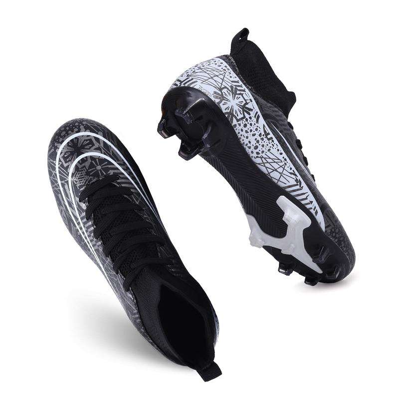 Mens Soccer Cleats Women Football Cleats Soccer Shoes for Big Boy High Top Football Shoes Tacos de Futbol para Hombre Zapatos de Futbol para Hombres Professional Training Football Boots