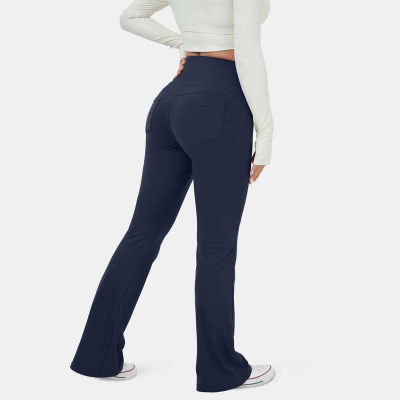 Halara High Waisted Back Pocket Flare Yoga Leggings