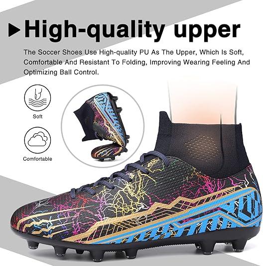 Outdoor  Mens Soccer Shoes Women Football Cleats for Big Boy AG  TF