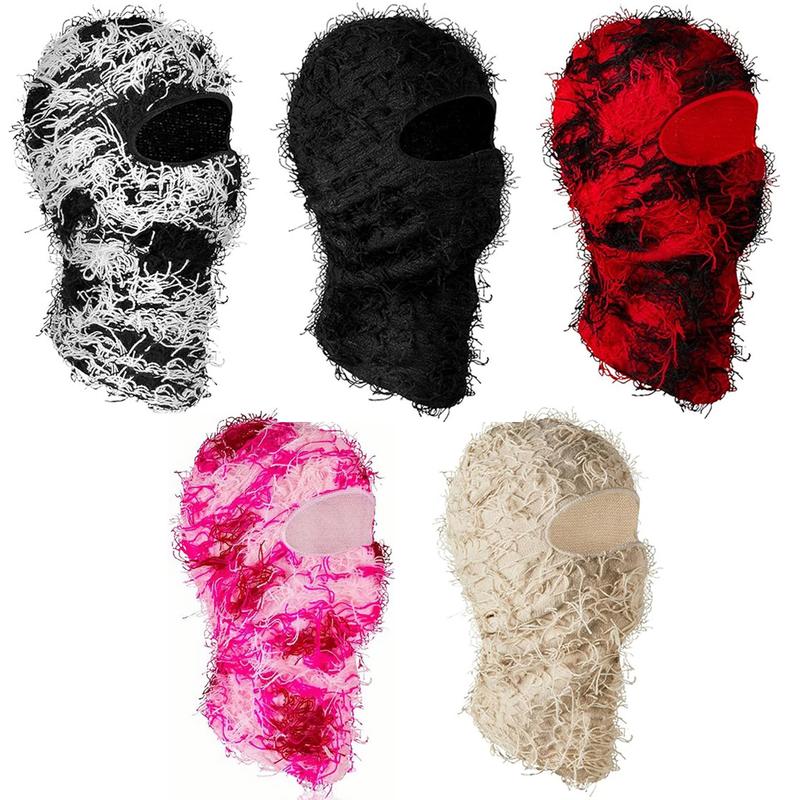 Windproof Full Face Knitted Balaclava Ski Mask Hat for Cold Weather, Balaclava Ski Mask