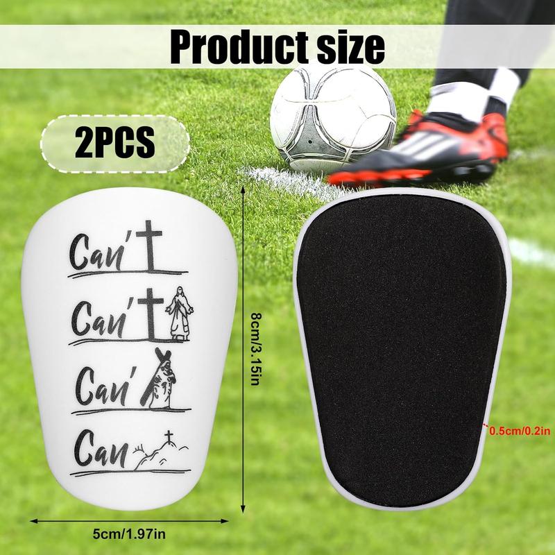 2pcs Mini Shin Guards, Small Soccer Protective Pads made of PBT and EVA Material, 8x5cm 3.15x1.97in, Ideal for Teenagers and Adults Sports Activities