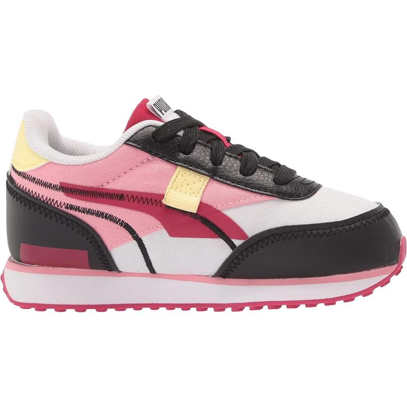 Puma Future Rider Twofold Jr White Puma Black-Persian Red (382031 05)