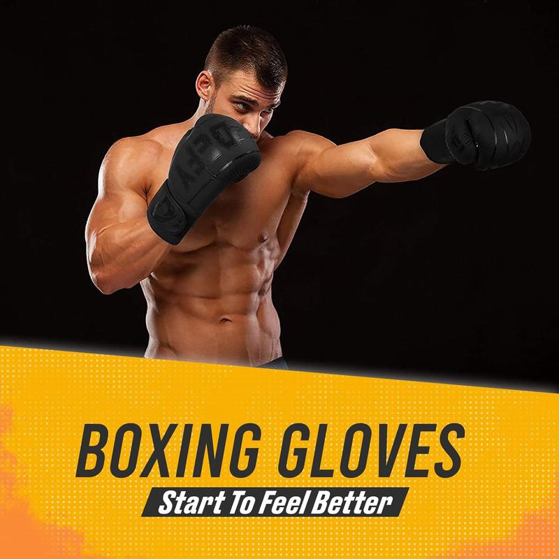 DEFY Boxing Gloves for Men & Women - Premium Quality Synthetic Leather Boxing Gloves for Training - Perfect for Punching Heavy Bags, Sparring, & Fighting Gloves - Available in Different Colors & Sizes