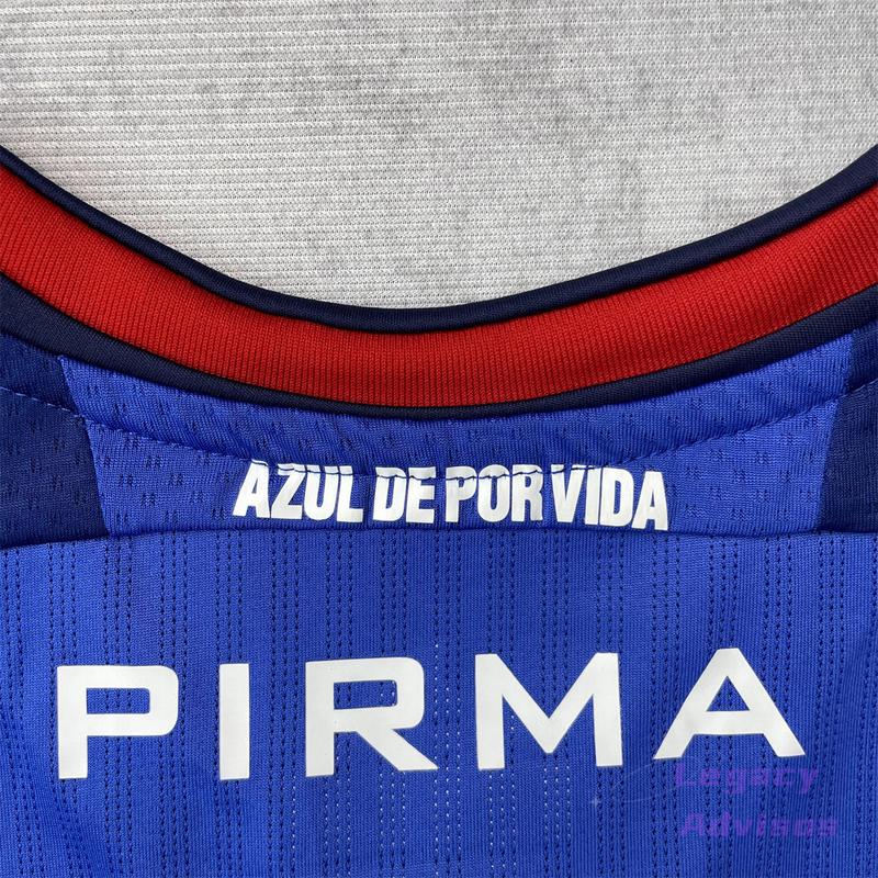 23 24 Mexico Ligamx League Cruz Azul Home Jersey Short Sleeve Soccer Jersey Fans Version