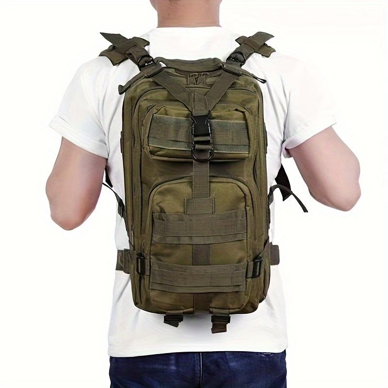 Men's Outdoor Backpack, Large Capacity, Made of Waterproof 1000D Nylon, Perfect for Fishing, Camping, Climbing and Hiking