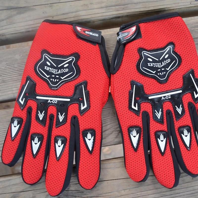 Motorcycle Gloves, Breathable Lightweight Comfortable Non-slip Gloves, Motorcycle Accessories for Men & Women, Outdoor Sports Gloves