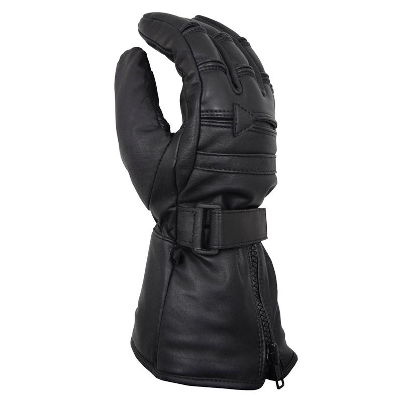 MRX Mens Leather Gloves Winter Cold Weather Motorcycle Driving