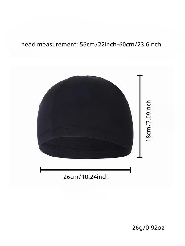 Solid Color Cycling Hat, Windproof & Sun Protection Hat, Breathable & Sweat Absorbing & Quick Drying Helmet Liner Hat for Outdoor Sports