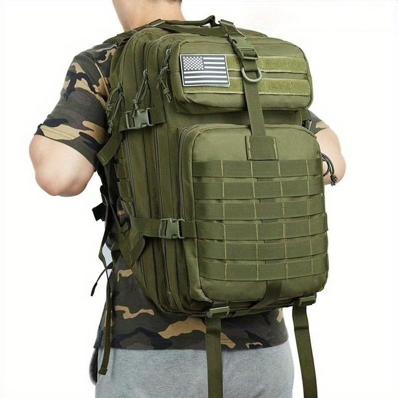 Men's Outdoor Backpack, Large Capacity, Made of Waterproof 1000D Nylon, Perfect for Fishing, Camping, Climbing and Hiking