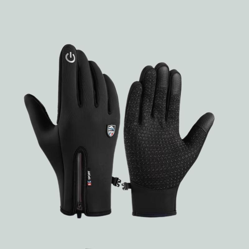 Winter Cycling Gloves, 1 Pair Touch Screen Anti-slip Waterproof Warm Gloves, Outdoor Sports Gloves for Cycling, Skiing, Hiking, Camping, Travel, Christmas Gift