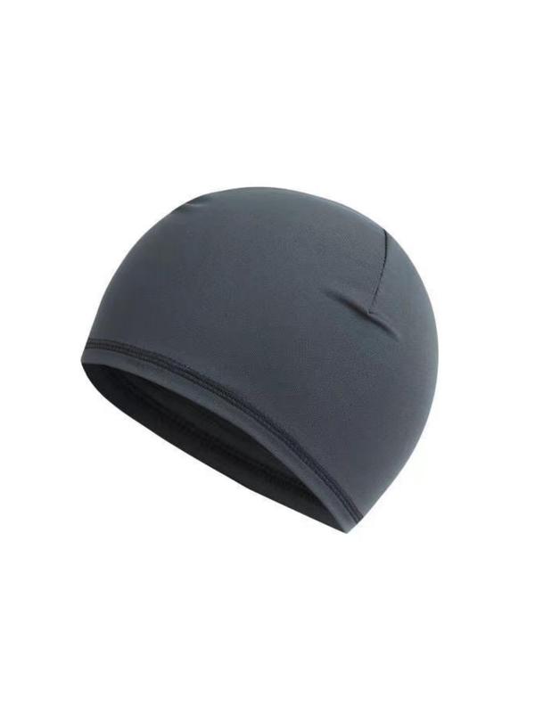 Solid Color Cycling Hat, Windproof & Sun Protection Hat, Breathable & Sweat Absorbing & Quick Drying Helmet Liner Hat for Outdoor Sports