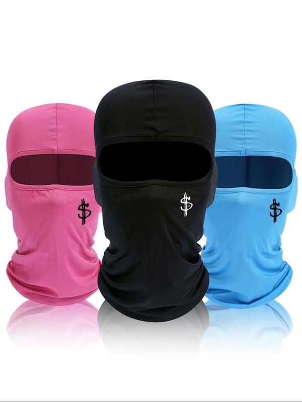 Dollar Print Balaclava Face Mask, Sportive Face Covering, Windproof Sun Protection Face Mask for Men & Women, Outdoor Cycling Face Mask