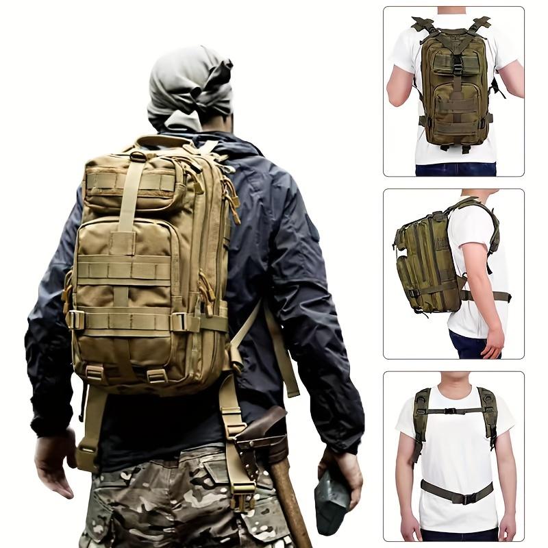 Men's Outdoor Backpack, Large Capacity, Made of Waterproof 1000D Nylon, Perfect for Fishing, Camping, Climbing and Hiking