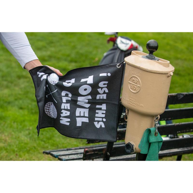 Clean My Balls Golf Towel Funny Gag Gift