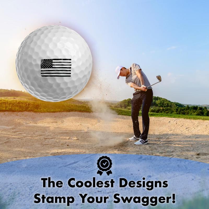 Ball Badge - Unbeatable Self-Inking Golf Ball Stamp, Perfect Golf Ball Marker & Reusable Identifying Solution for Golf Enthusiasts