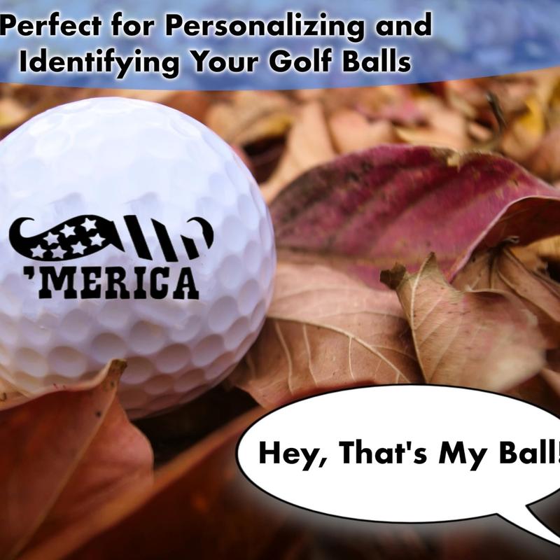 Ball Badge - Unbeatable Self-Inking Golf Ball Stamp, Perfect Golf Ball Marker & Reusable Identifying Solution for Golf Enthusiasts