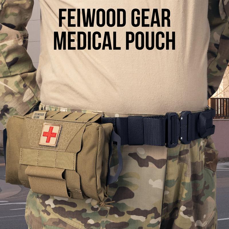 [Black Friday Deal] Tactical Rapid Tear-Away First Aid Kit Two-Piece System Medical Pouches Emergency Survival Bag