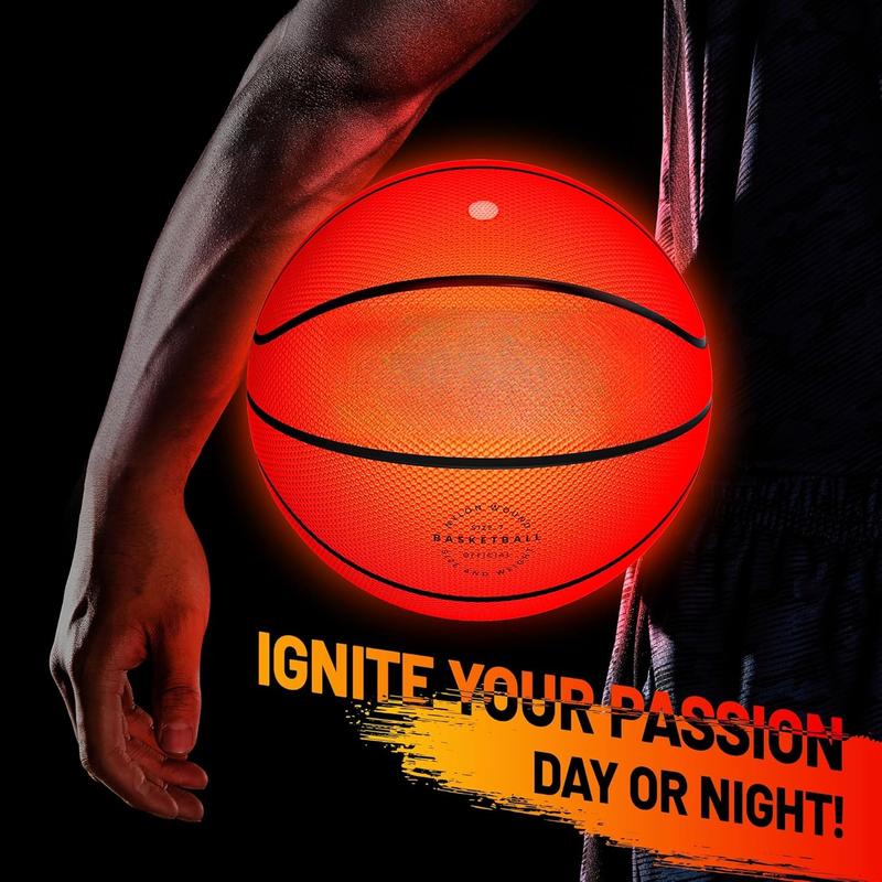 Basketball,Rechargeable LED Light Up Basketball,Glow in the Dark  Basketball with Accessories,Cool Toys for Boys, for Christmas Birthday Ideal Gift for 7 8 9 10 11 12 13 14 Years old boy