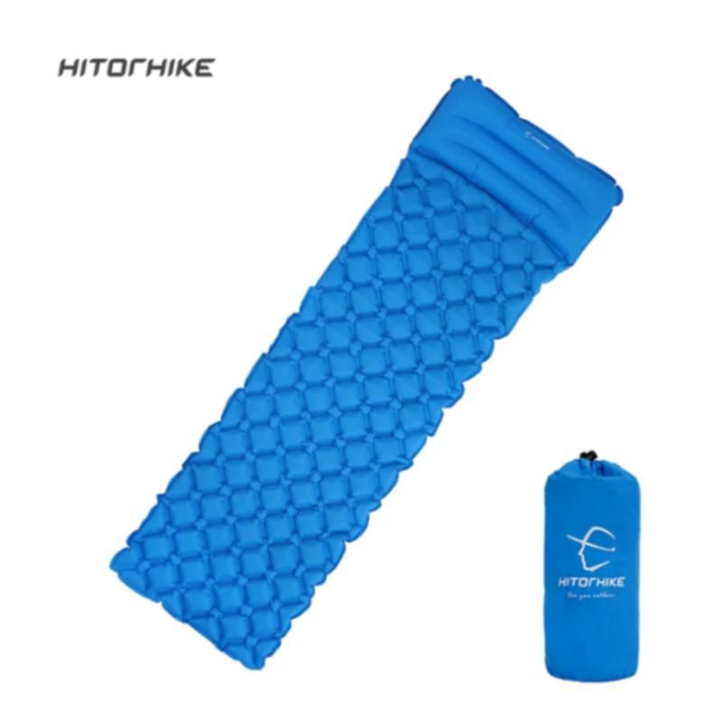 Inflatable Sleeping Mat, 1 Count Portable Lightweight Outdoor Pad with Storage Bag, Compact Backpacking Ultra Light Mattress for Camping Hiking