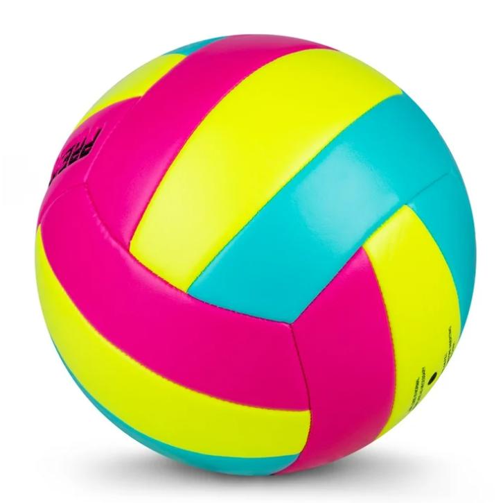 Athletic Works Multicolor Size 5 Neon Volleyball for Practice or Gameplay