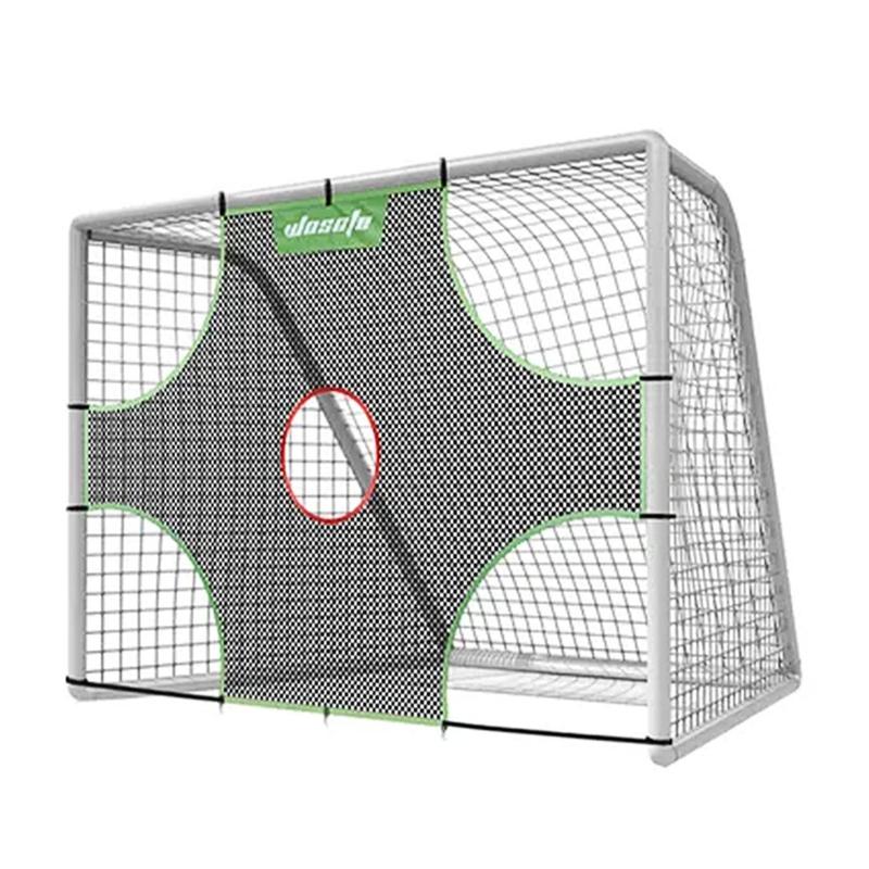 Foldable Goal Target Soccer Net without Frame, Portable Versatile Football Net for Football Training, Football Goal Net with Belt Design