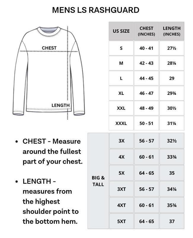 Real Essentials 4 Pack: Mens Dry-Fit Long Sleeve Rash Guard Shirt Running Swimwear UPF 50+ Sun Protection (Big & Tall)