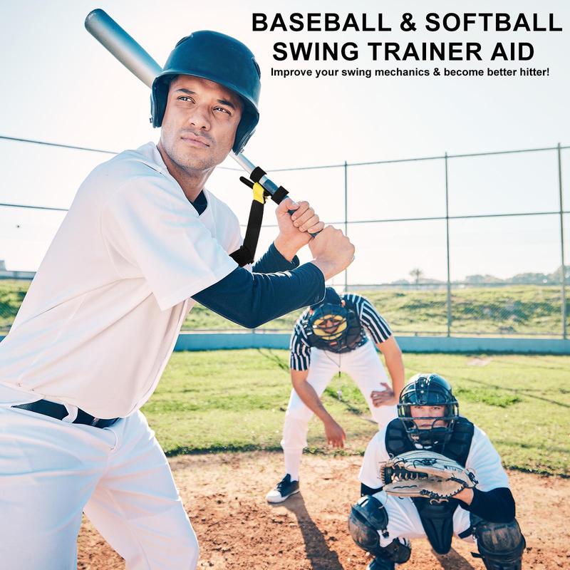 Baseball Swing Trainer Aid, Softball Equipment for Batting and Hitting, Guides Player's to Complete a Proper Swing, Golf Training Equipment