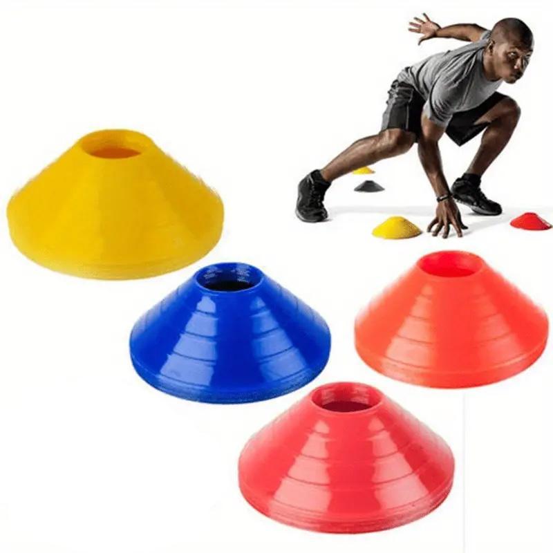 Football Training Equipment Set, 10pcs set Obstacle Cone & Mesh Bag, Agility Training Equipment for Football, Soccer, Basketball, Running, Jogging