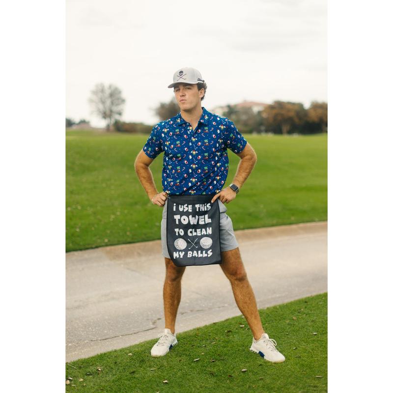 Clean My Balls Golf Towel Funny Gag Gift