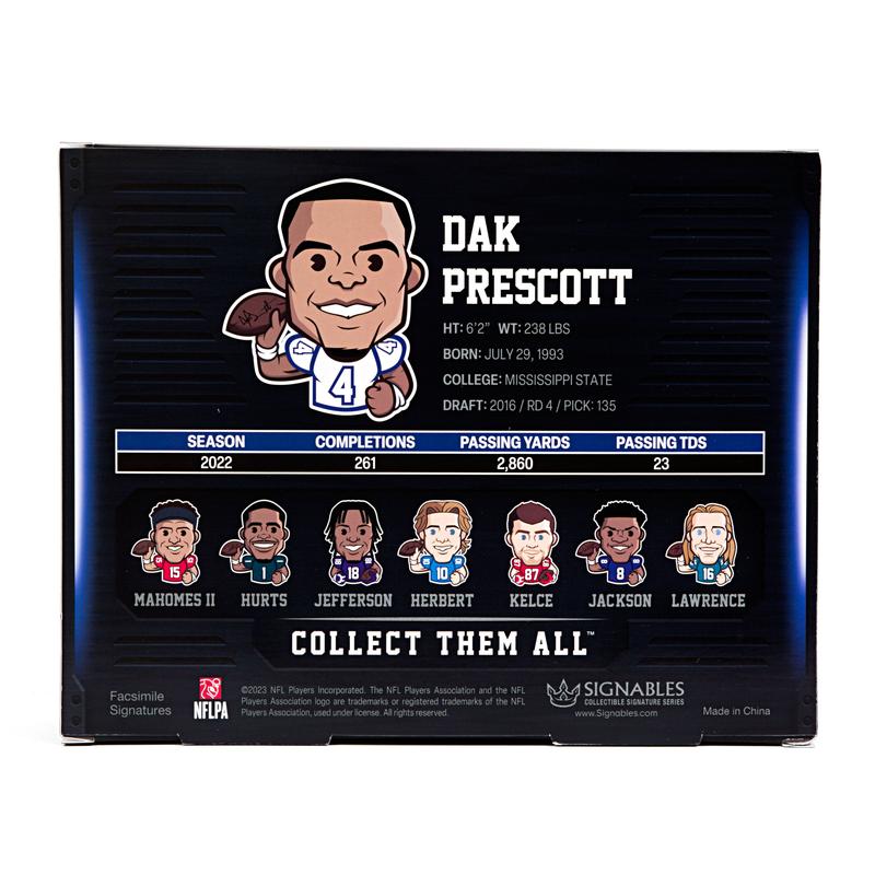 Dak Prescott NFLPA 2023 Sports Collectible Facsimile Signature