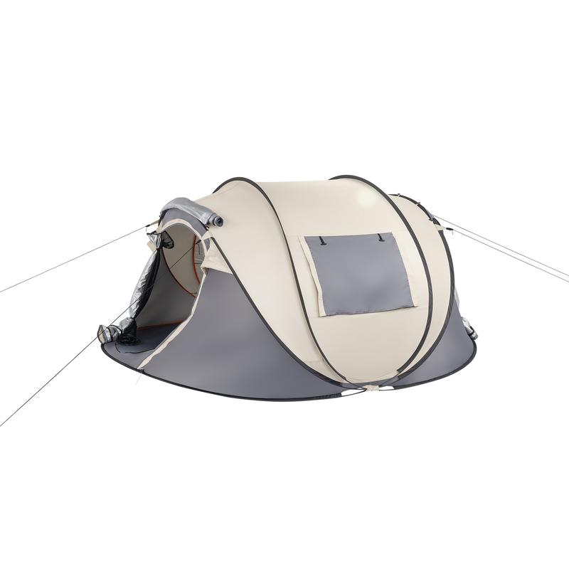 SY-Camping Tent, 4 Person Pop Up,Easy Setup For Camping Hiking Fishing Beach Outdoor,Etc