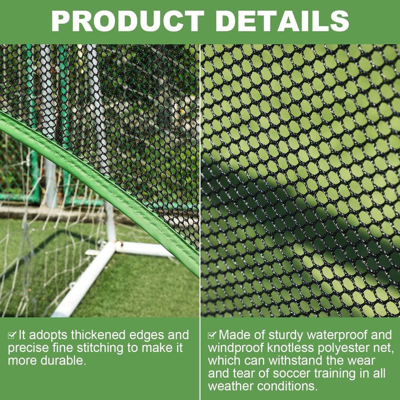 Foldable Goal Target Soccer Net without Frame, Portable Versatile Football Net for Football Training, Football Goal Net with Belt Design