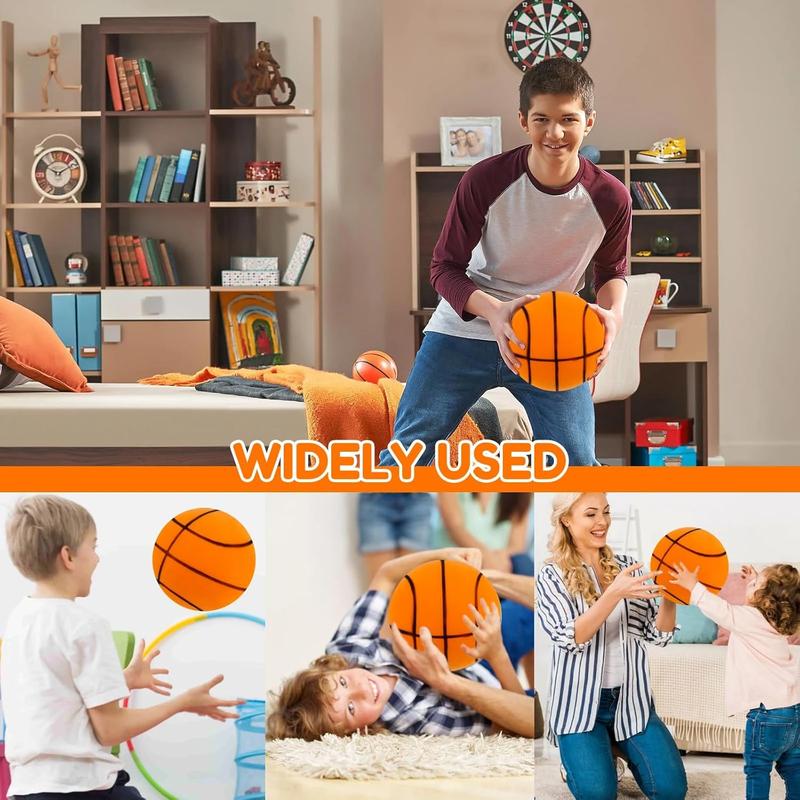 2024 Quiet Basketball Indoor, Silent Basketball Dribbling Indoor, Silent Foam Basketball, Indoor Training Foam Bal,No Noise Basketball, for Various Indoor Activities (9.4 inchs)