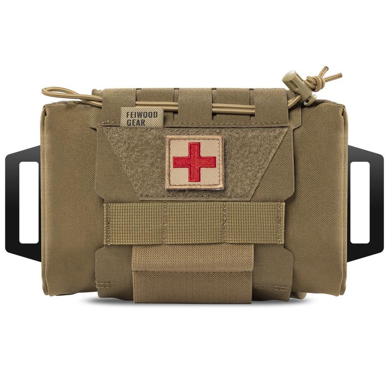 [Black Friday Deal] Tactical Rapid Tear-Away First Aid Kit Two-Piece System Medical Pouches Emergency Survival Bag