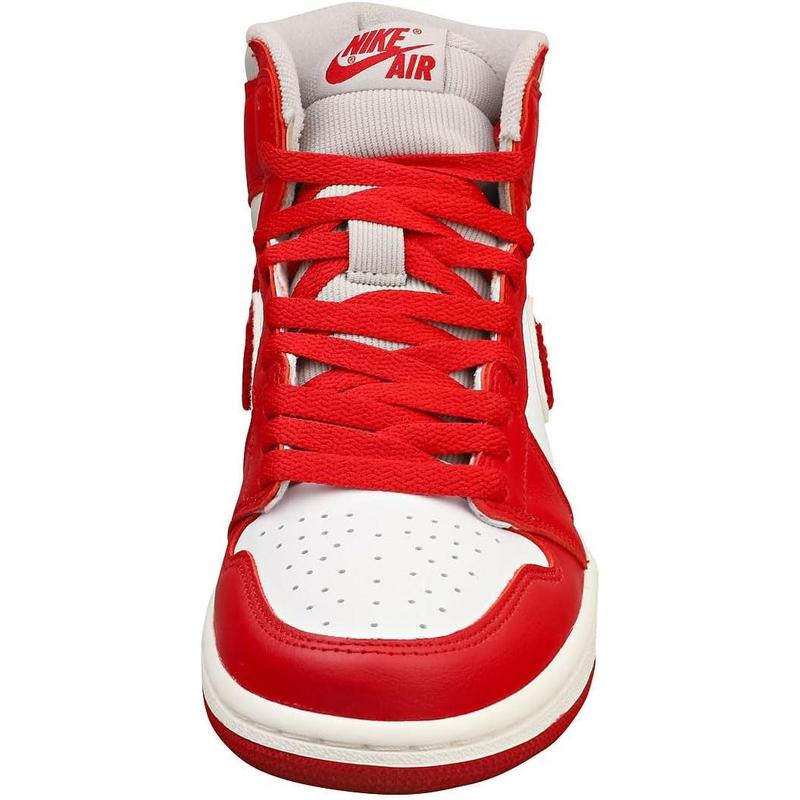 Women's Jordan 1 Retro Hi OG Lt Iron Ore Varsity Red-Sail (DJ4891 061)