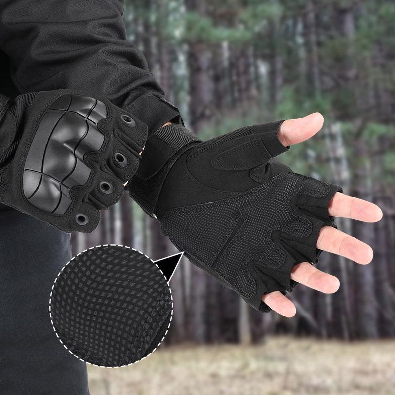 Men's Half Finger Sports Gloves, Breathable Comfortable Sports Gloves, Sports & Outdoor Clothing Accessories for Outdoor Cycling